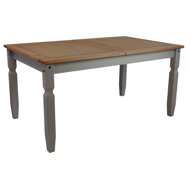 Corona Grey Wax 5'0" Dining Table & 4 Chairs